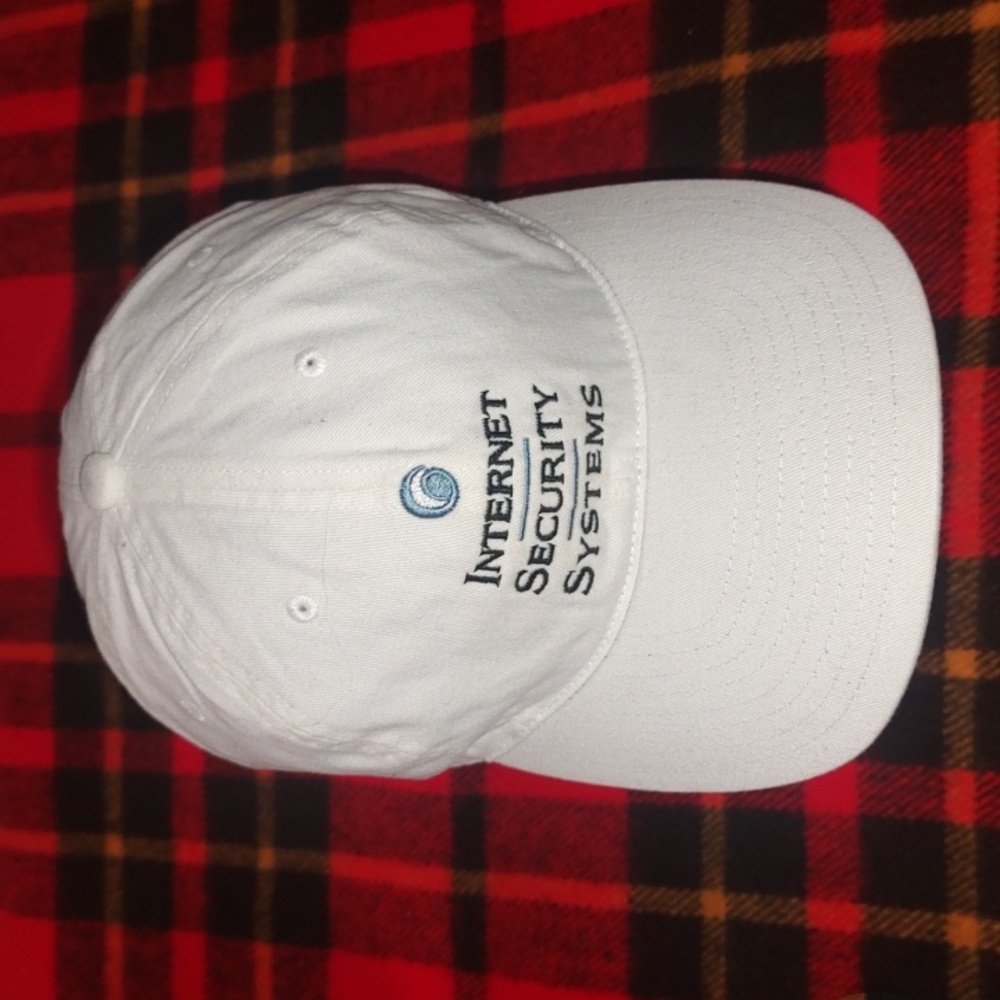 Internet Security Systems Embroidered Strap-on Cap Hat